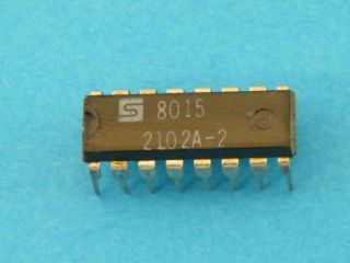 2102A2 SIGNETIC 1024X1 SRAM DIP16