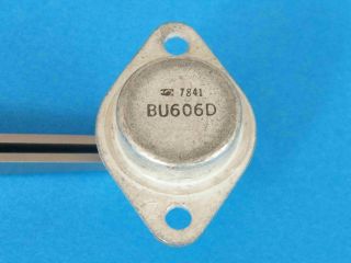 BU606D NPN transistor TO3