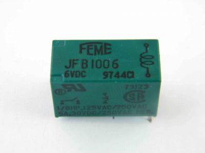 RELE FEME JF1006 COMPATIBILE RE030006 SHRAK 1NAV 6V =TYCO 2-1416010-4