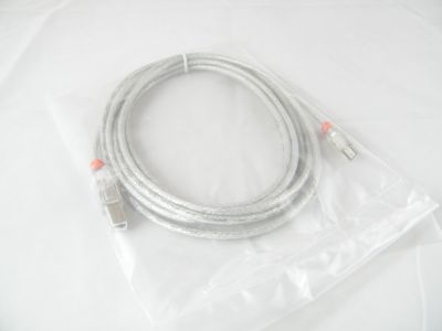 USB OTG Cable - Transparent, Type Mini-A to Type B, 3m LINDY 31630