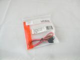 Lindy 33650 - 0.5m Slimline SATA Extension Cable (Combined Data & Power) 
