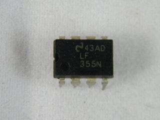 LF355N NATIONAL OPERATIONAL AMPLIFIER DIL8