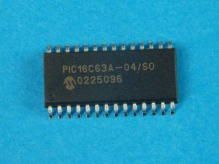 PIC16C63A-4SO 8 BIT MICROCONTROLLER  SO28