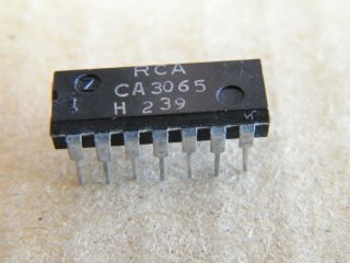 CA3065  TV RECEIVER CIRCUIT RCA DIP14