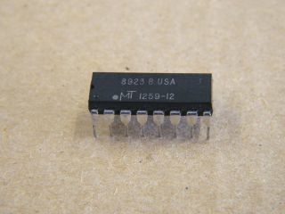 MT1259-12 MICROM DRAM 256KX1 120NS DIP16
