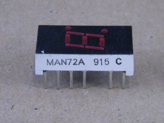 MAN72A 7.6MM  DISPLAY COMMON ANODE RED FAIRCHILD