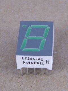 DISPLAY LTS547AG COMMON CATHODE 13.2MM GREEN LITE-ON